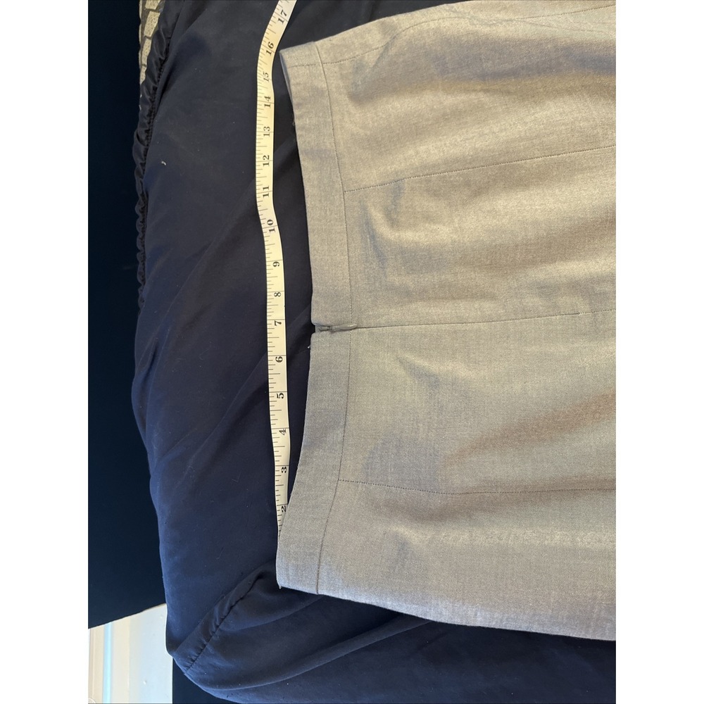 Antonio Melani‎ Blue Viscose Wool Blend Pencil Skirt Lined Zipper Career Sz8 - Picture 6 of 7